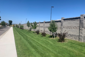 A sound barrier in Aurora.